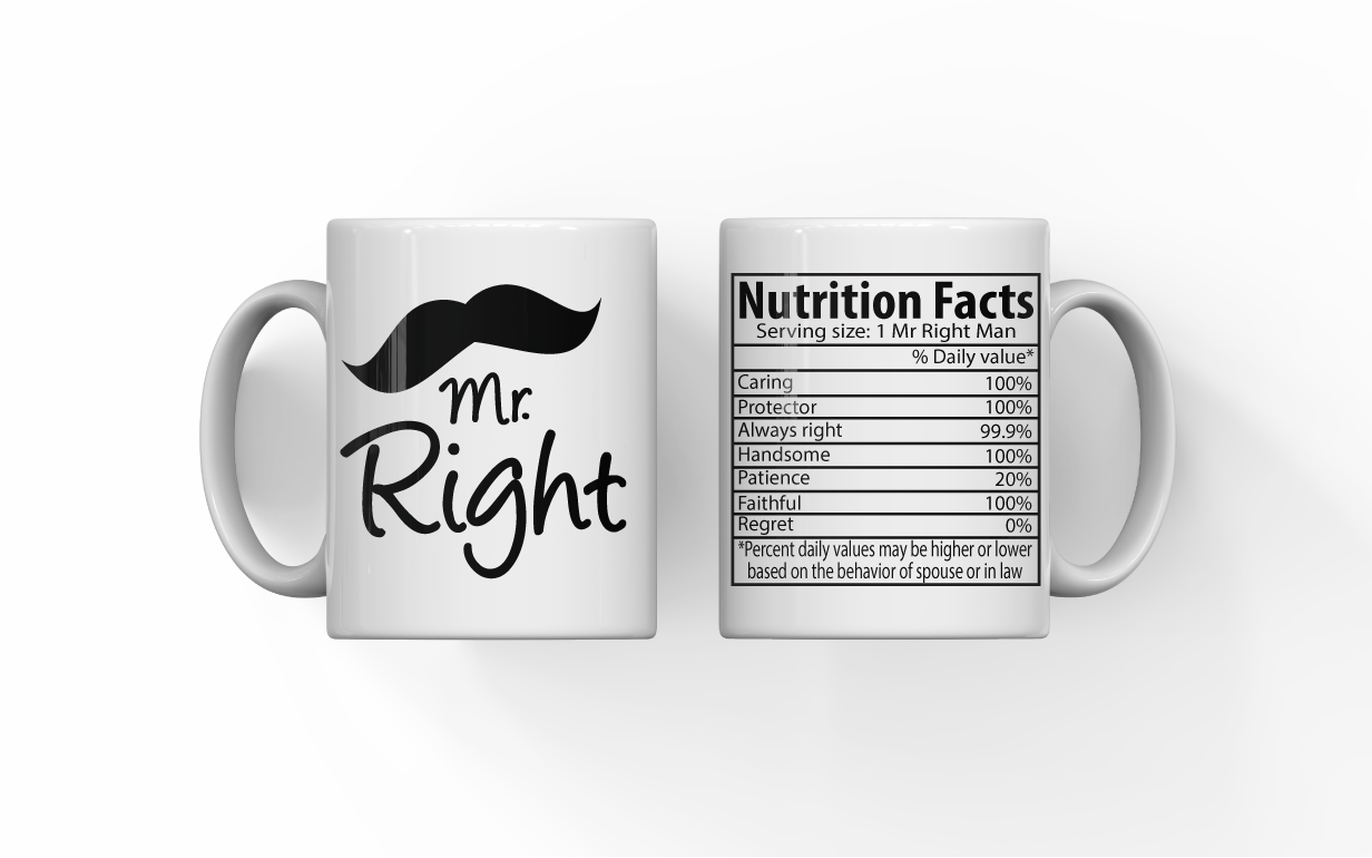 Mr Right 11 oz Mug