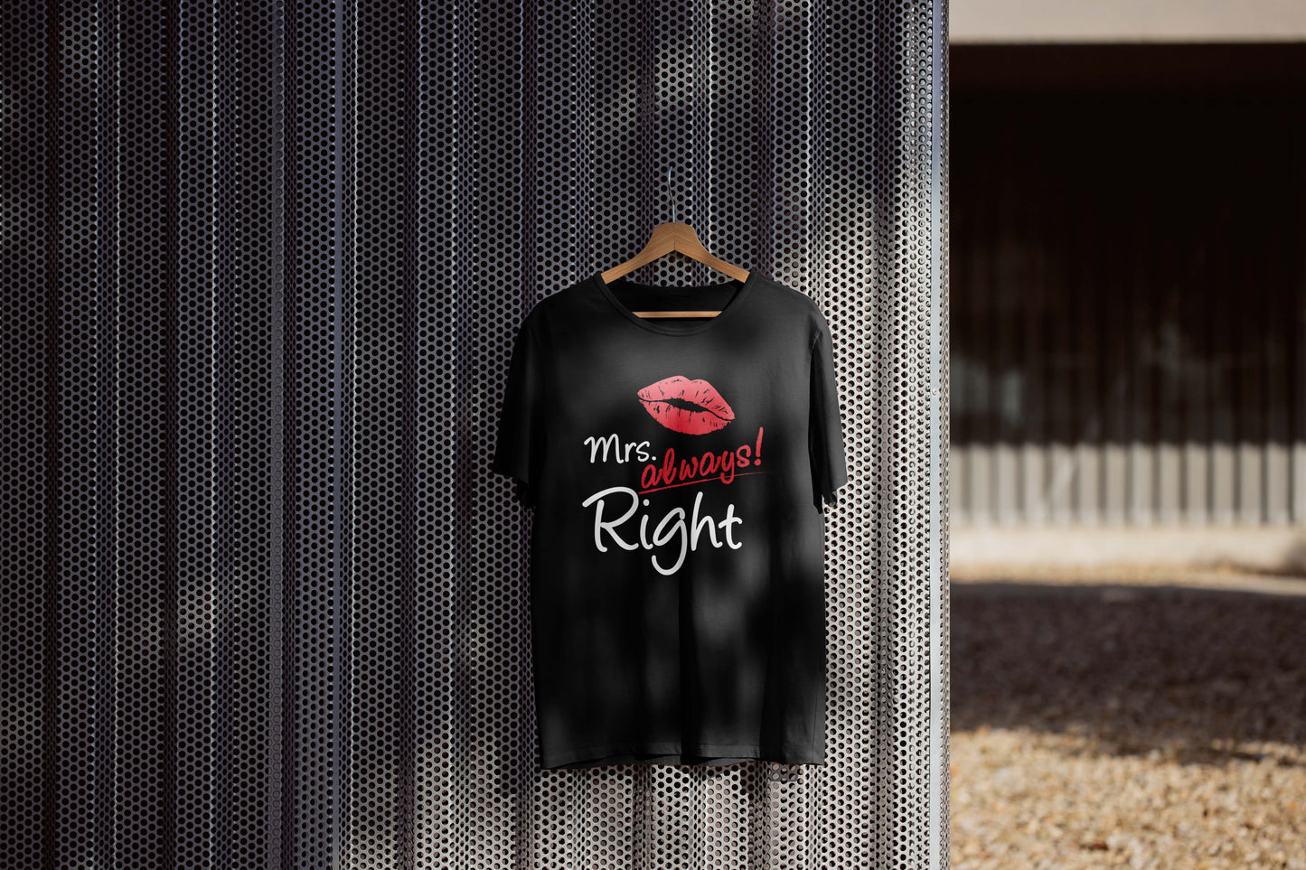 Mrs Always Right Short Sleeve T-Shirt